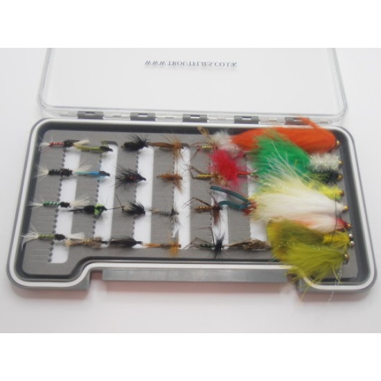 Boxed reservoir flies Troutflies UK